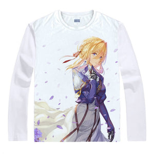 Violet Evergarden T-Shirts Multi-style Long Sleeve Shirts