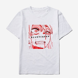 BlueScreen Harajuku T-shirt - Kawainess