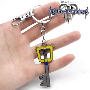 Kingdom Hearts Sora Key Keyblade+Paopu Fruit Weapon Gold Metal Handmade