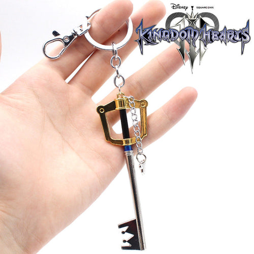 Kingdom Hearts Sora Key Keyblade+Paopu Fruit Weapon Gold Metal Handmade