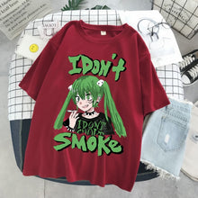 Women's T-Shirt Tops Are smke of The Dark Japanese Casual T-shirt Harajuku V2