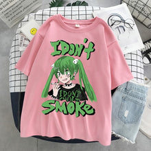 Women's T-Shirt Tops Are smke of The Dark Japanese Casual T-shirt Harajuku V2
