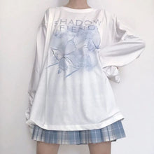 Womwn T-shirt Long Sleeve Female Soft Girl Japanese Cute Anime Girl