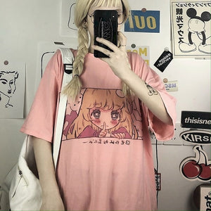 anime girl image women tops T-Shirts