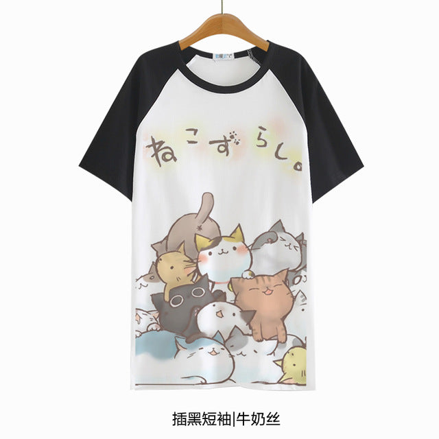 Kawaii Neko T-Shirt - Kawainess