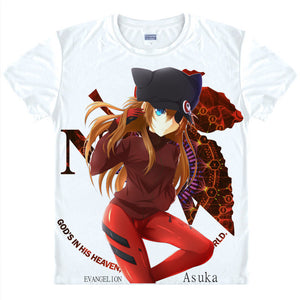 Japanese Neon Genesis Evangelion T-Shirts 