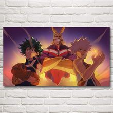 Boku no Hero Academia Silk Fabric Posters Size 11x20 16x29 20x36 - Kawainess
