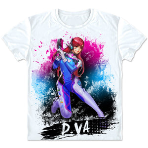 High Quality Overwatch D.Va T shirt Fashion - Kawainess