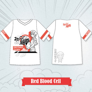 Cells At Work Blood Platelet, Red Blood Cell, White Blood Cell, T-shirts - Kawainess
