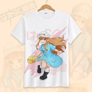 Cells at Work Erythrocite Red Blood Cell and Blood Platelet T-shirt Section 2 - Kawainess