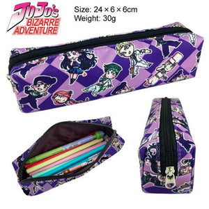JoJo Bizarre Adventure Pen Bag Students Pencil Case Zipper